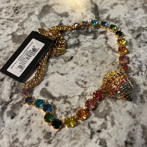 Kurt Geiger Multicolored Jeweled Necklace - Picture 5 of 6